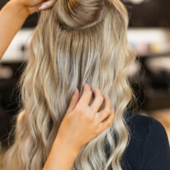 Hand-Tied Hair Extensions at Birch & Co Salon